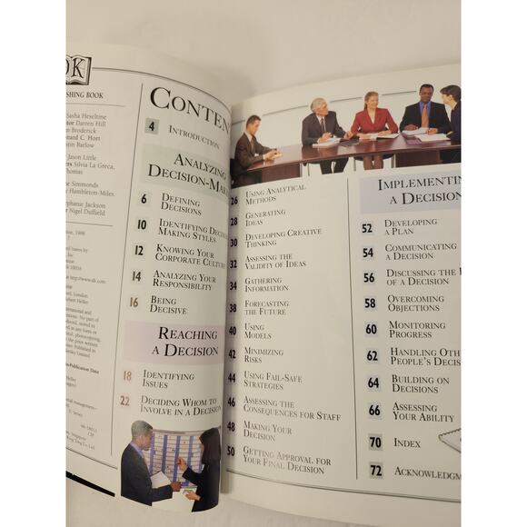 DK Publishing Essential Managers Bundle Of 2 Books Making Decisions Project Mgmt - Picture 10 of 12